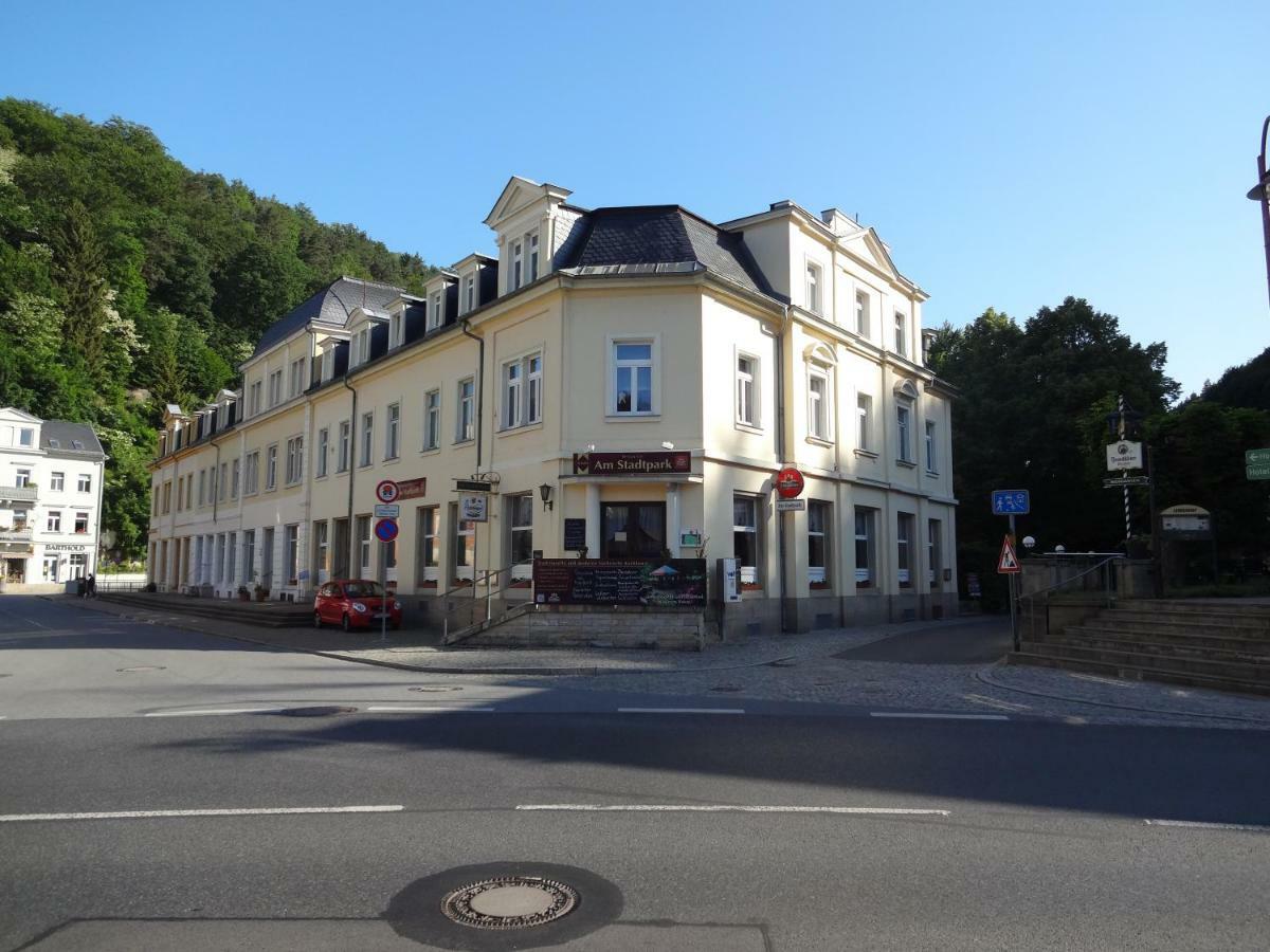 Ferienwohnung „Am Stadtpark“ Bad Schandau Kültér fotó